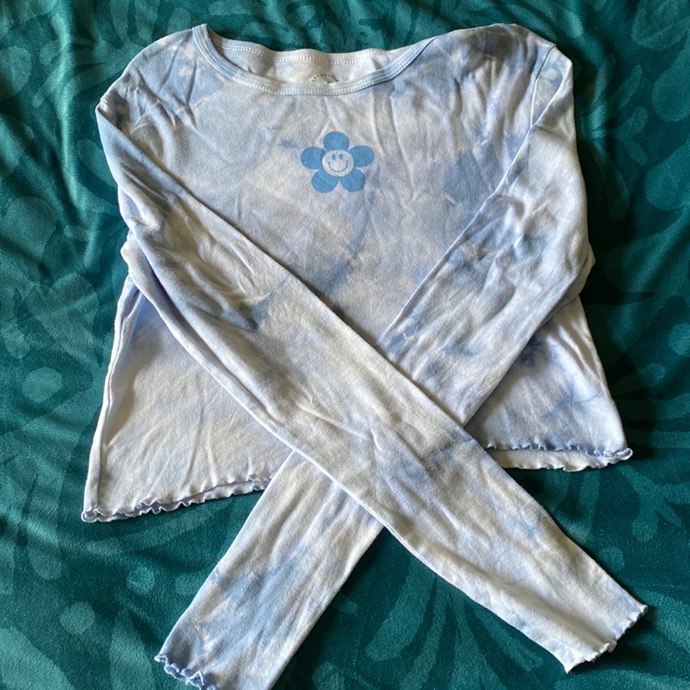 Pacsun Long Sleeve Crop Top